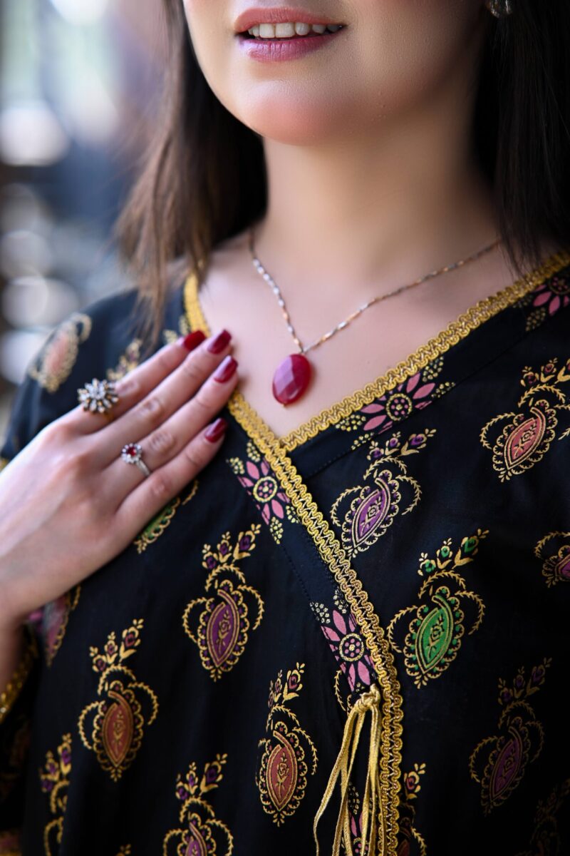Regal Black Angrakha - Image 3