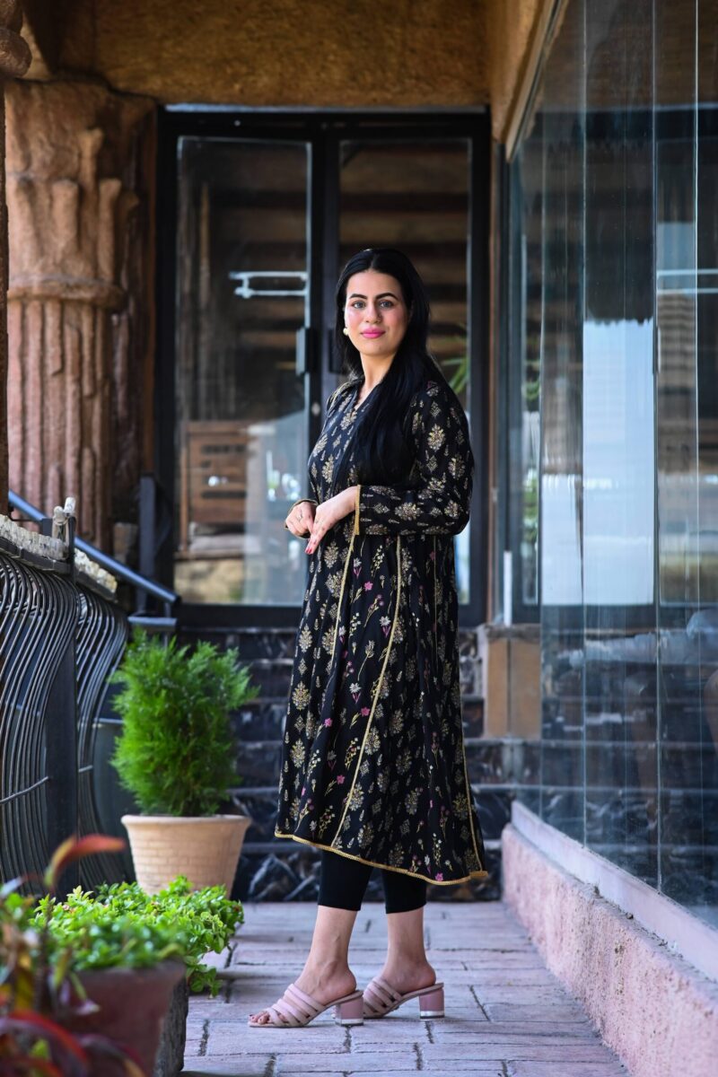 Black Kalidaar Frock - Image 2