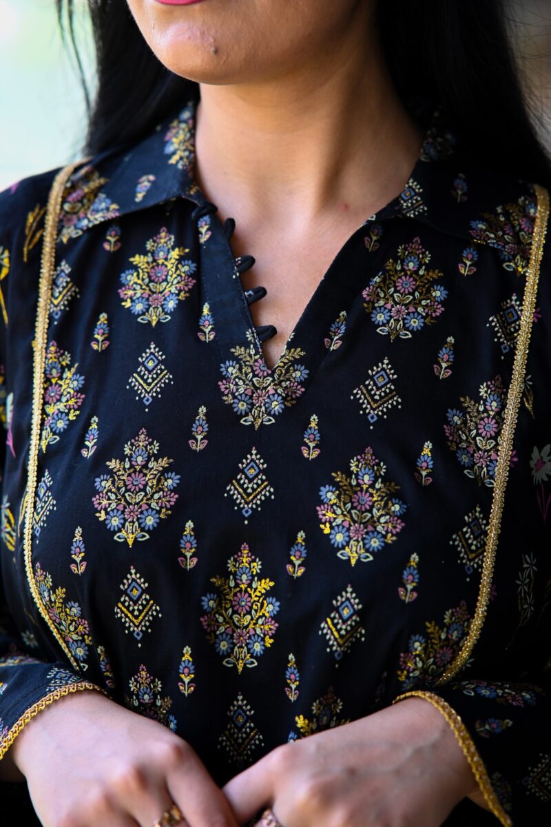 Black Kalidaar Frock - Image 3