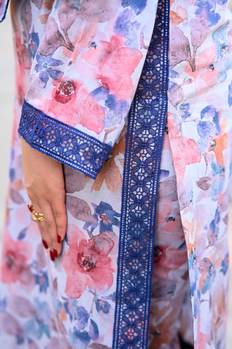 Pastel Bloom Floral Kurta Set - Image 5