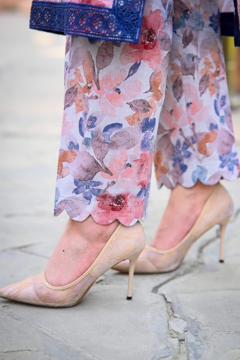 Pastel Bloom Floral Kurta Set - Image 6